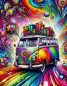 Preview: Diamond Painting Hippie Bus 